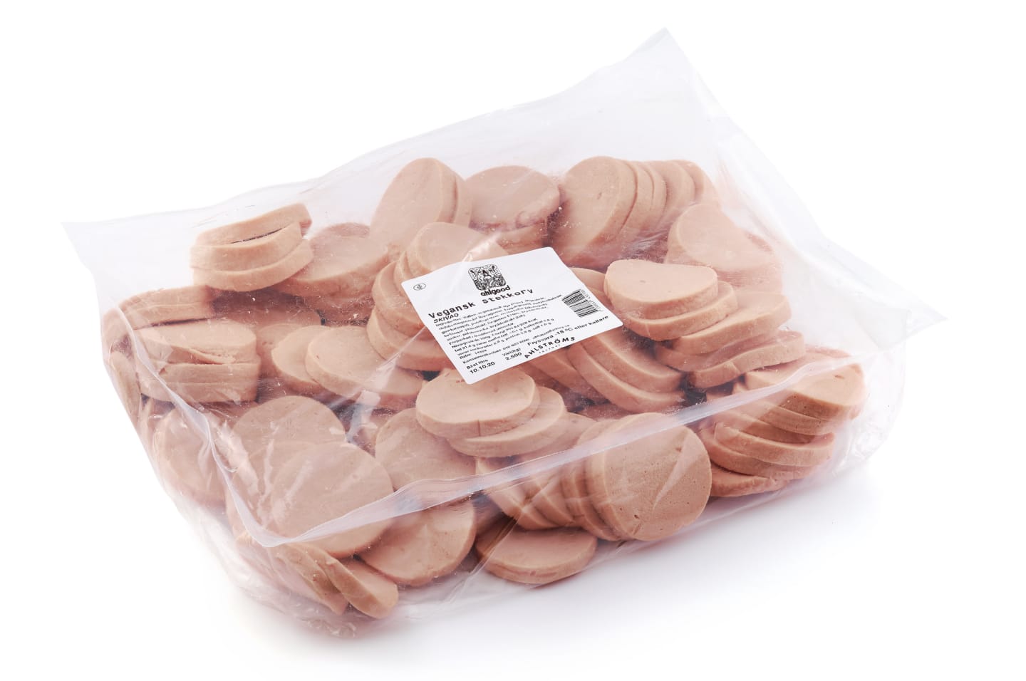 Stekkorv skivad vegansk 2,5kg - Bild 1 av 3