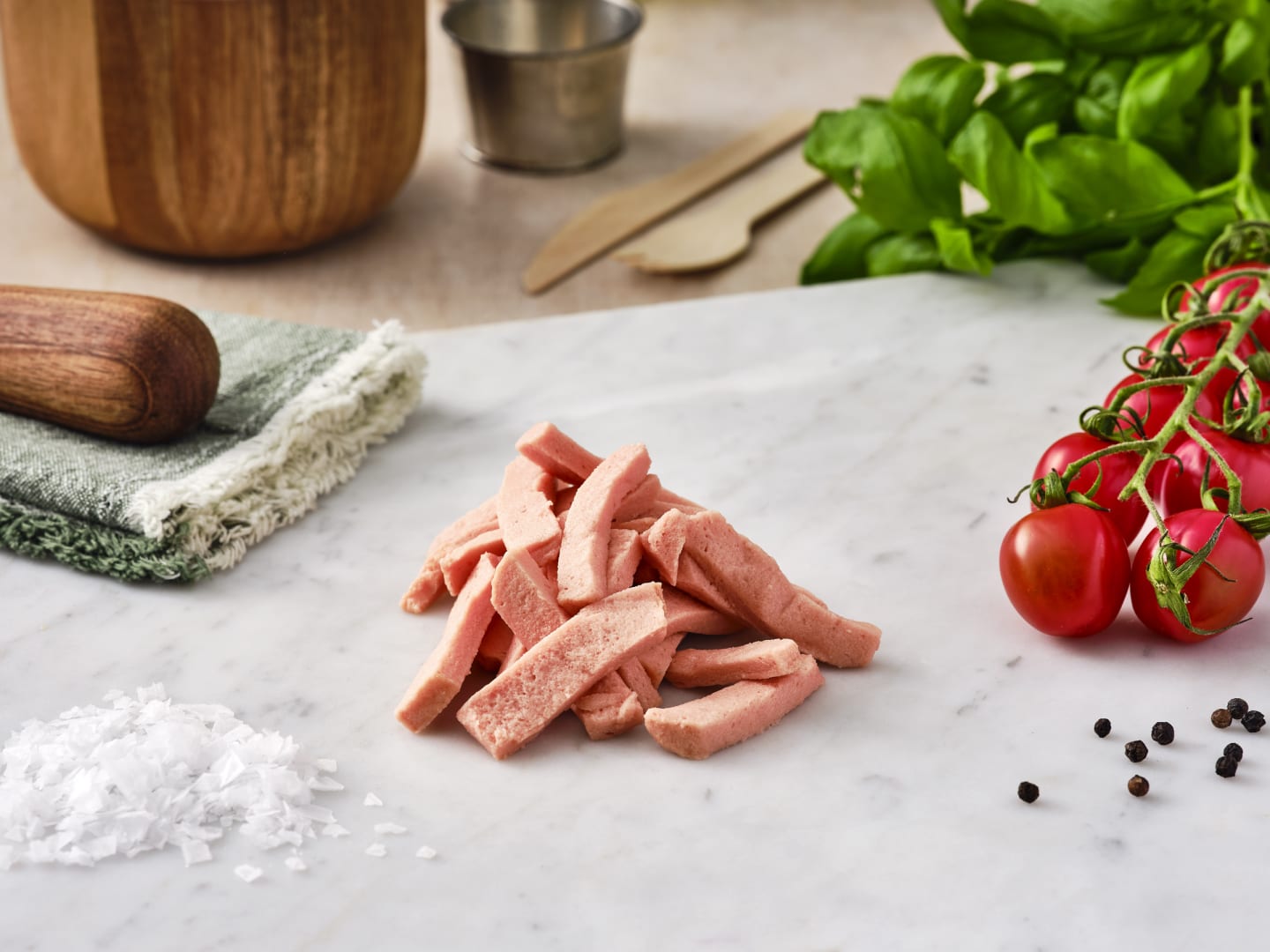 Stekkorv strimlad vegansk 2,5kg - Bild 1 av 3