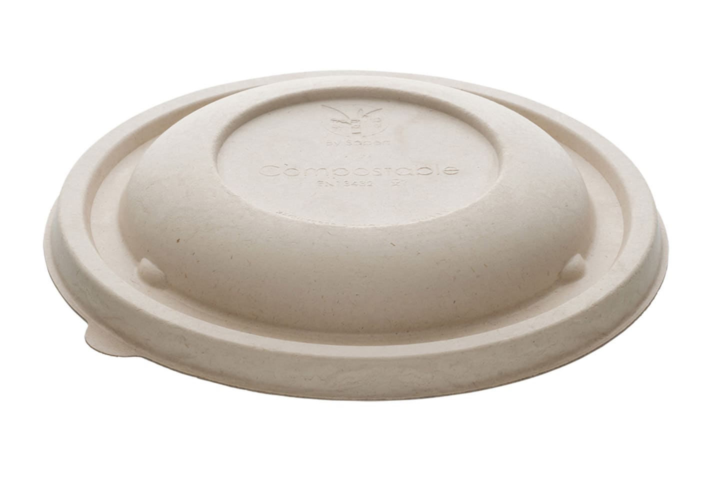 Lock rund Buddha bagasse 17cm 75st