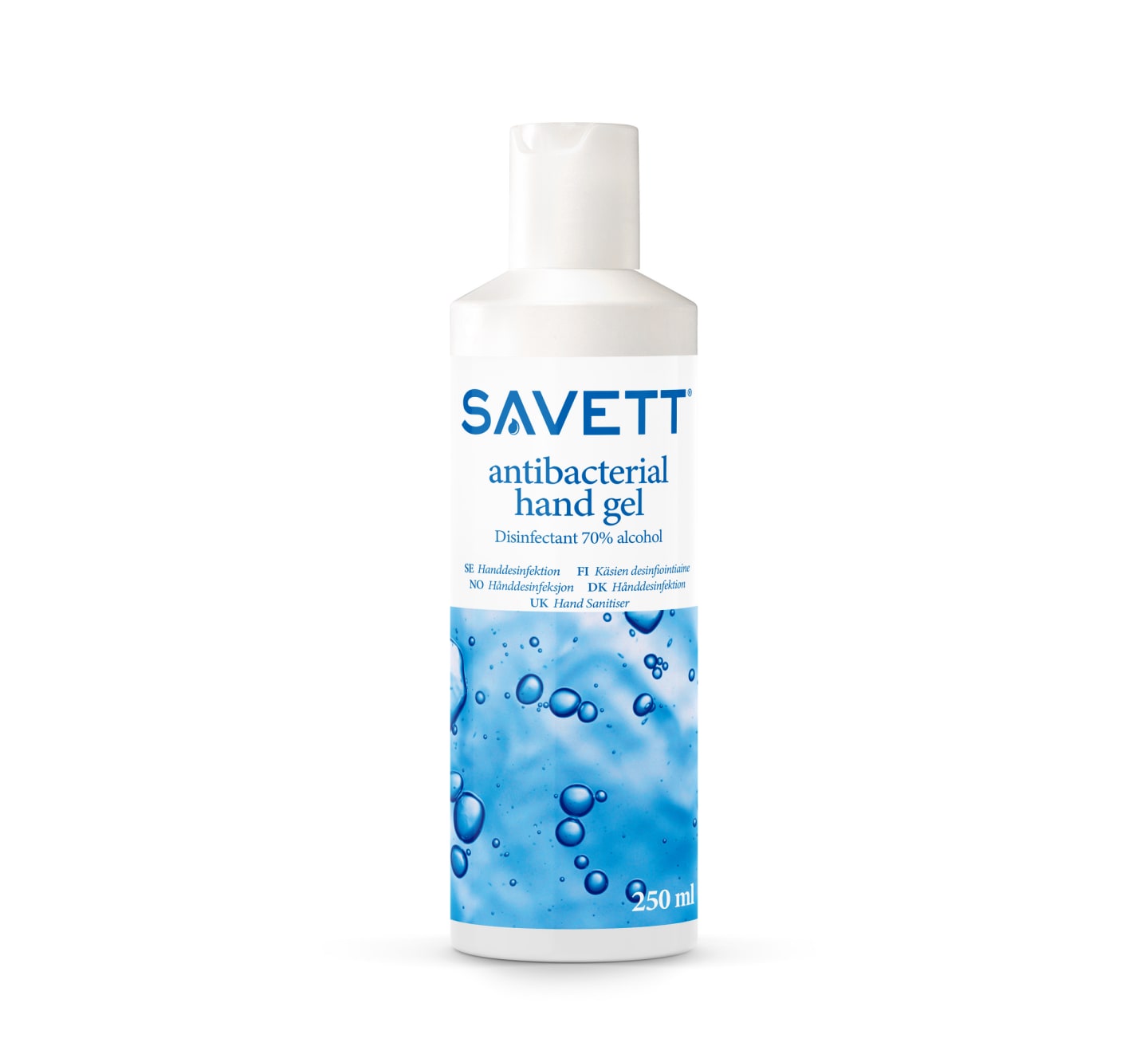 Handdesinfektion alcogel Savett 250ml - Bild 1 av 1