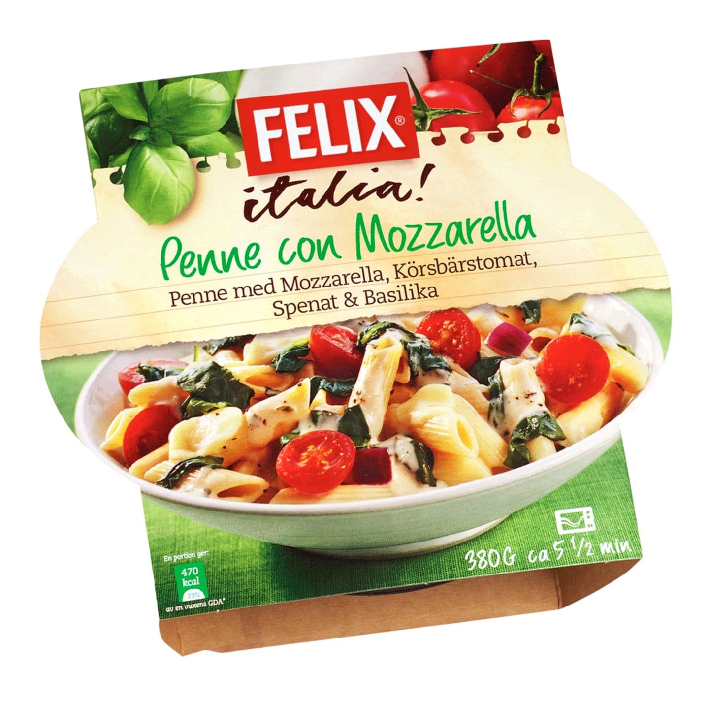 Penne con mozzarella 380g - Bild 1 av 2