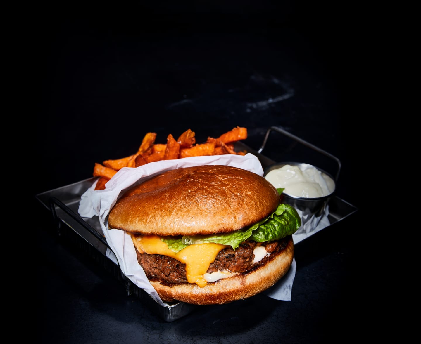 Hamburgerbröd Potato Burger Bun Glaze 62 - Bild 1 av 2