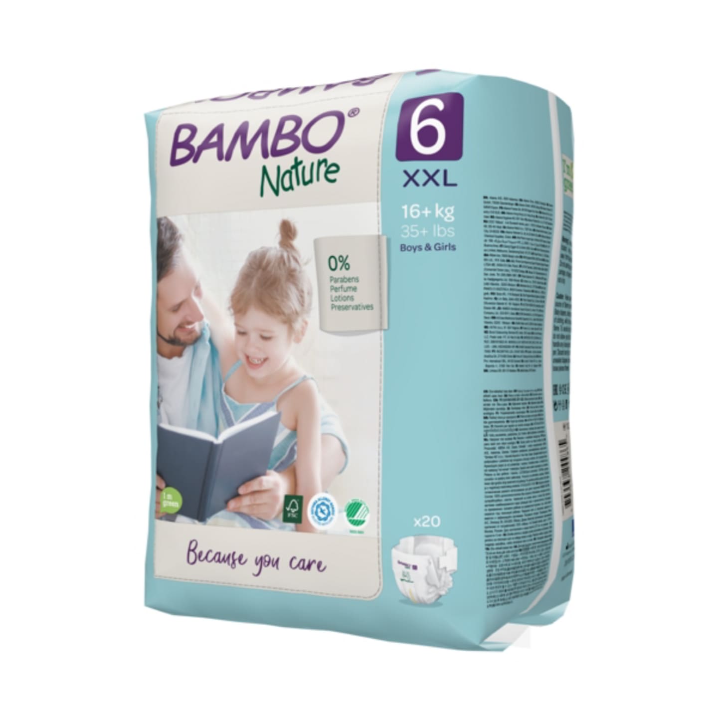 Blöja Bambo xl nature 16+kg 40st