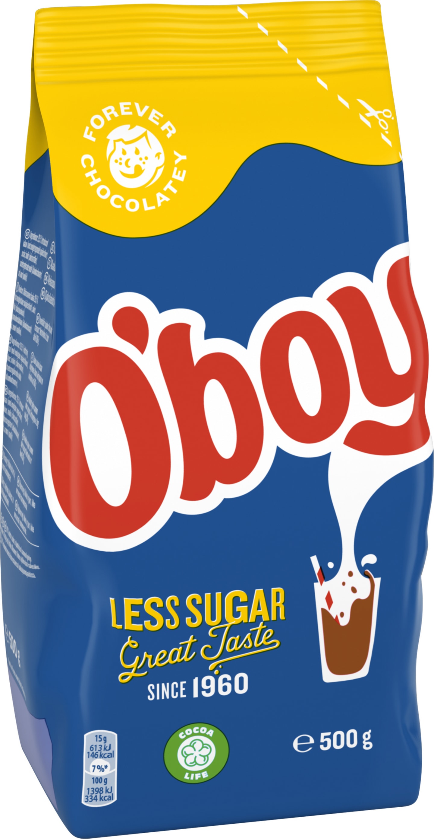 Oboy Less Sugar 500g