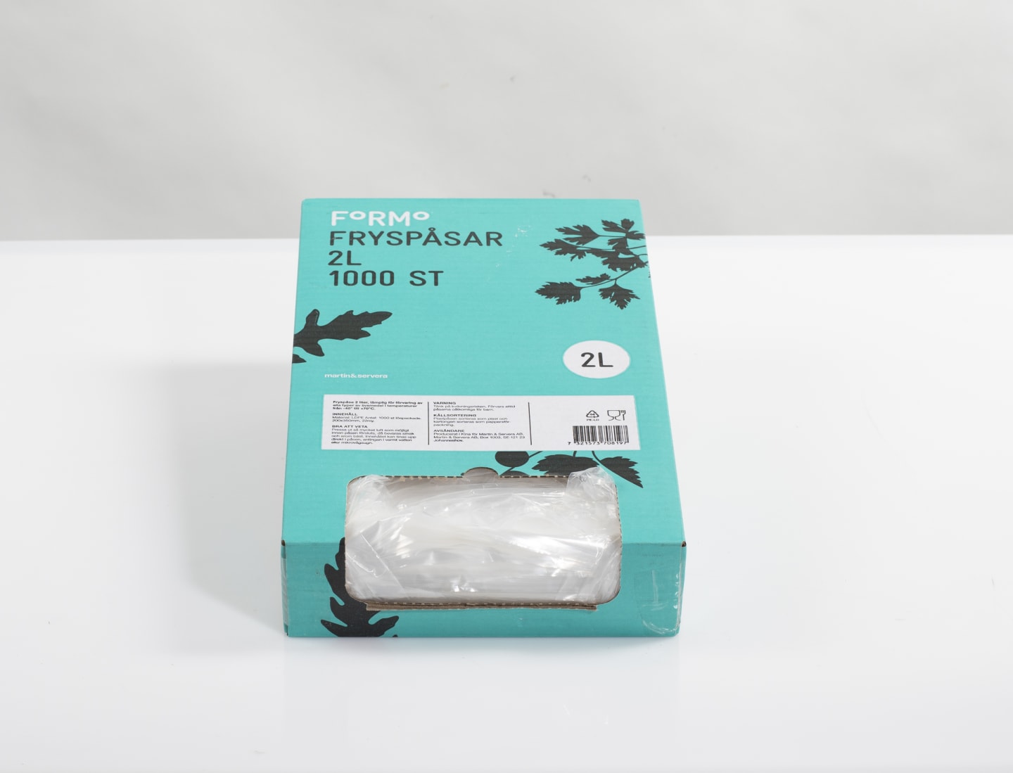 Fryspåse plast 2L 22MY 1000st