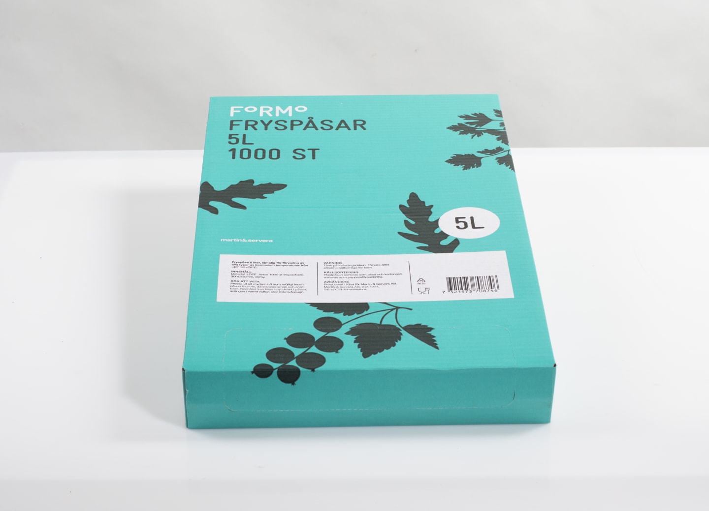 Fryspåse plast 5L 22MY 1000st