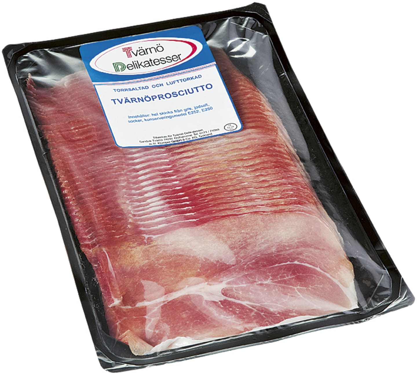 Tvärnöskinka lufttorkad skivad 500g