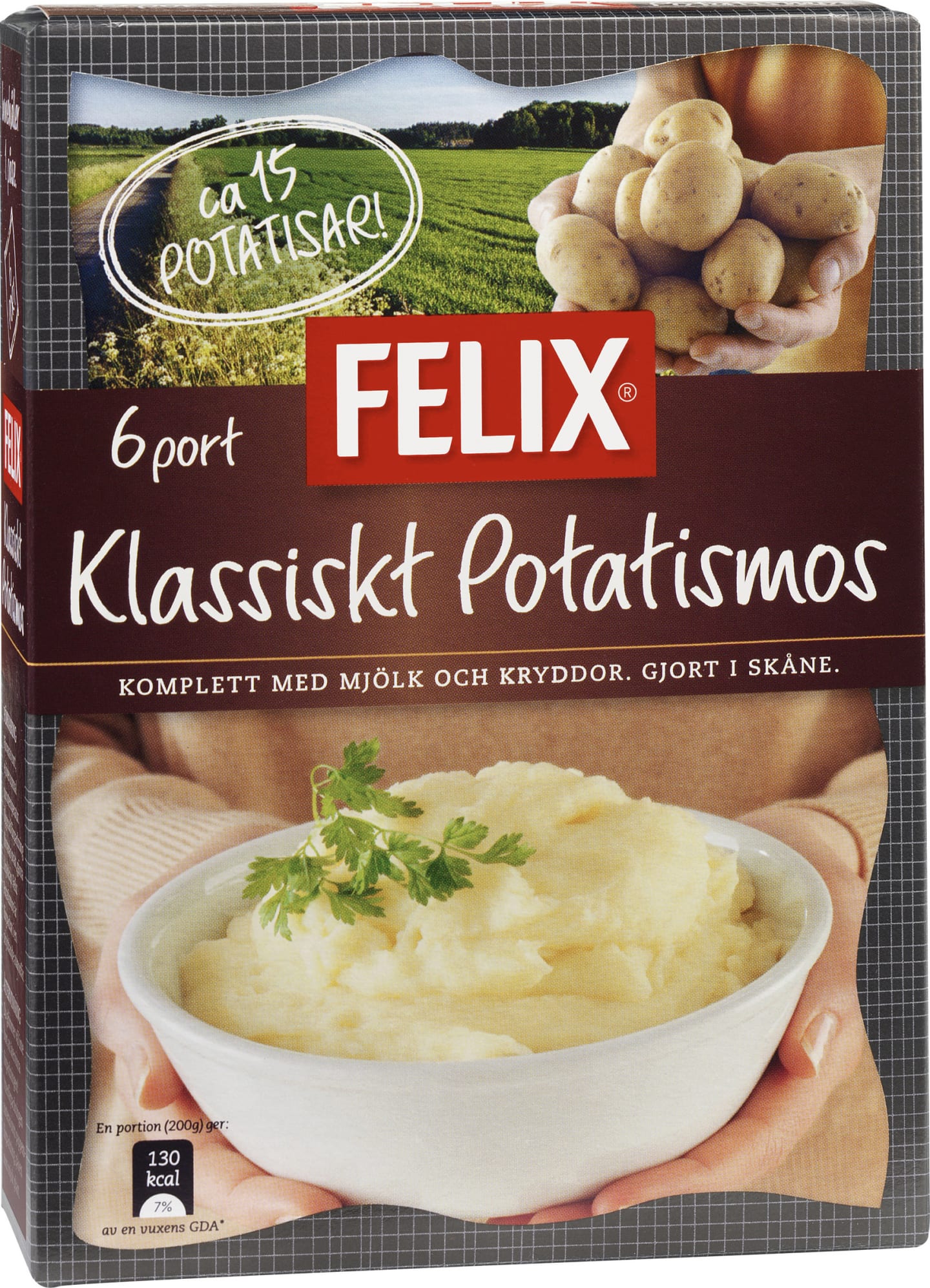 Potatismos komplett 220g