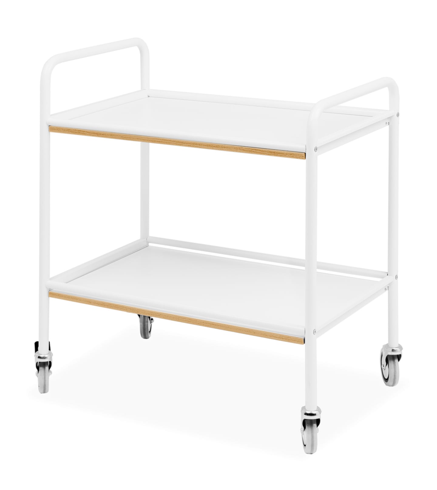 Serveringsvagn 750x500mm vitlackerad