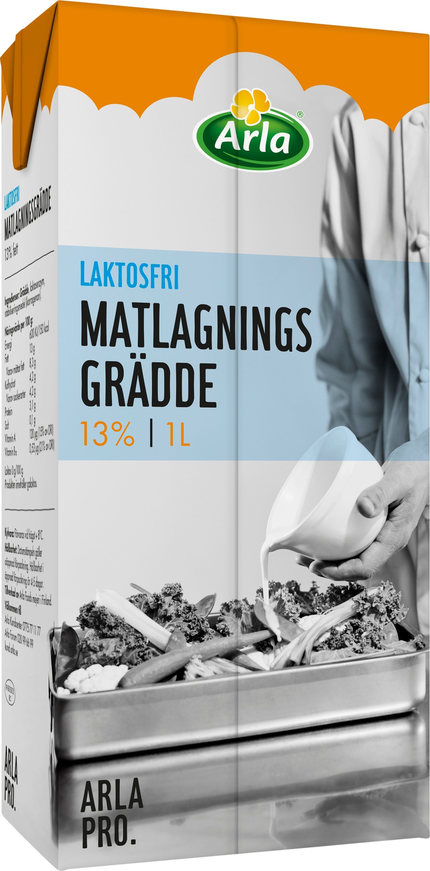 Matlagningsgrädde laktosfri 13% 1L - Bild 1 av 1