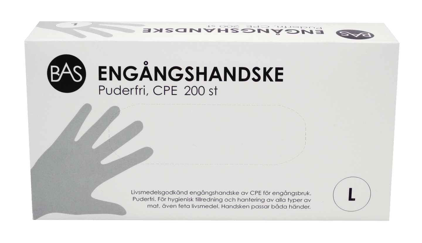 Engångshandske L 200st