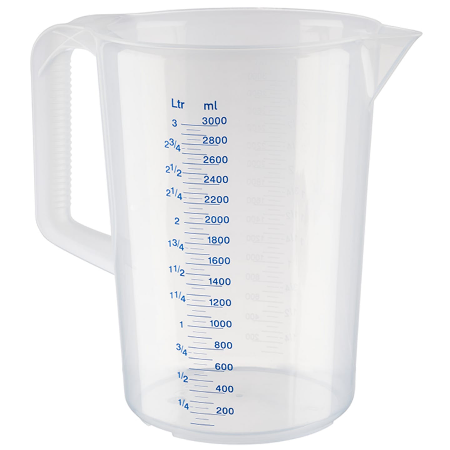 Köksmått plast 3L