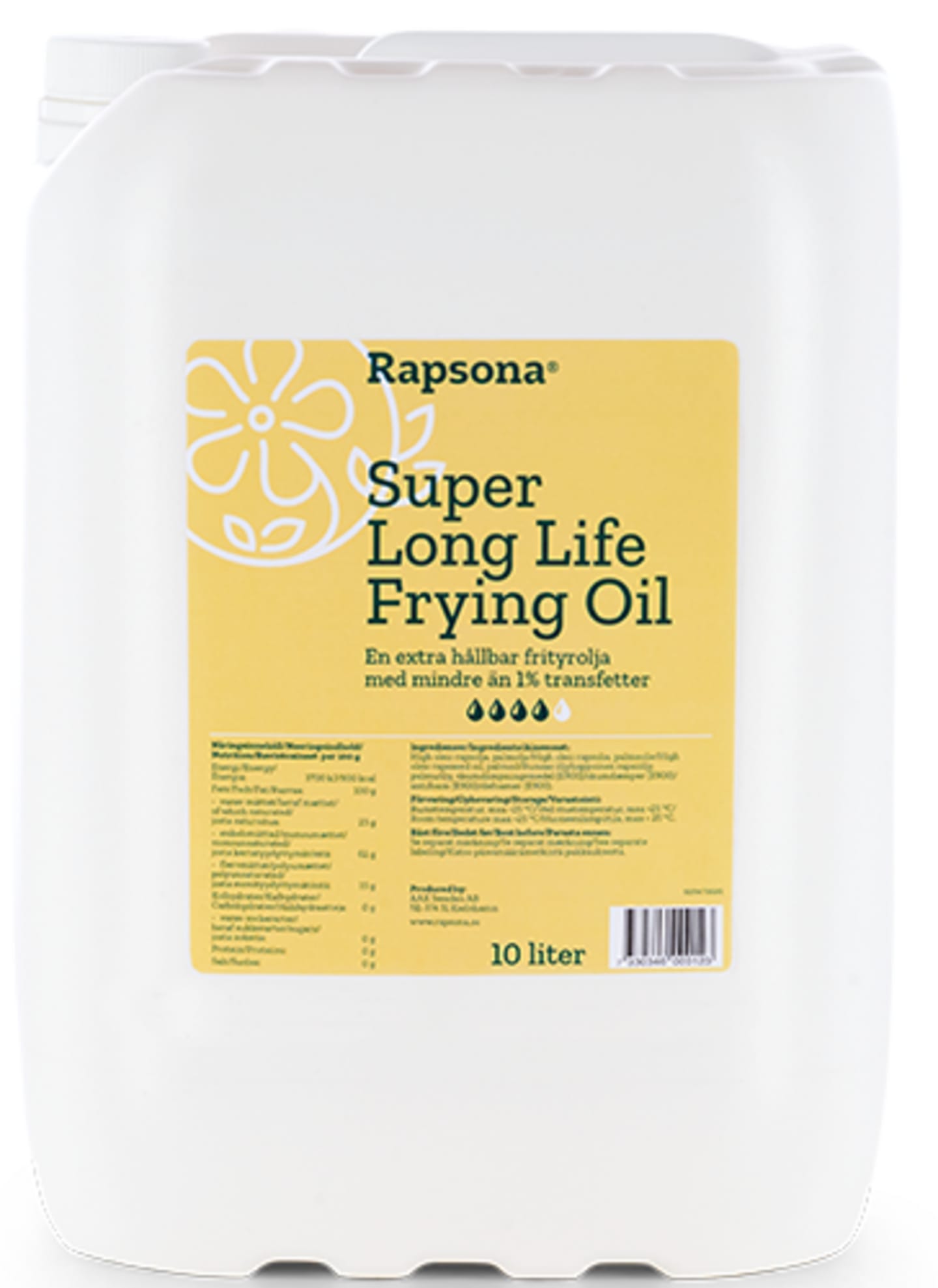 Frityrolja Long Life 10L