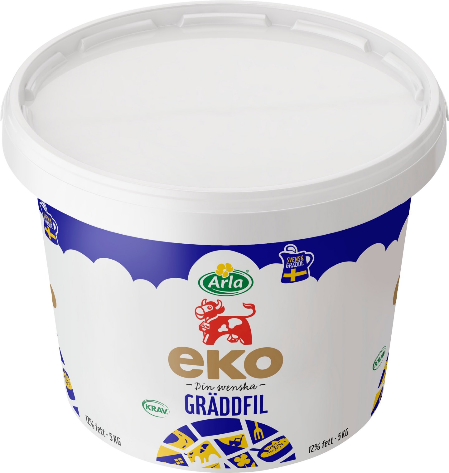 Gräddfil 12% 5kg - Bild 1 av 2