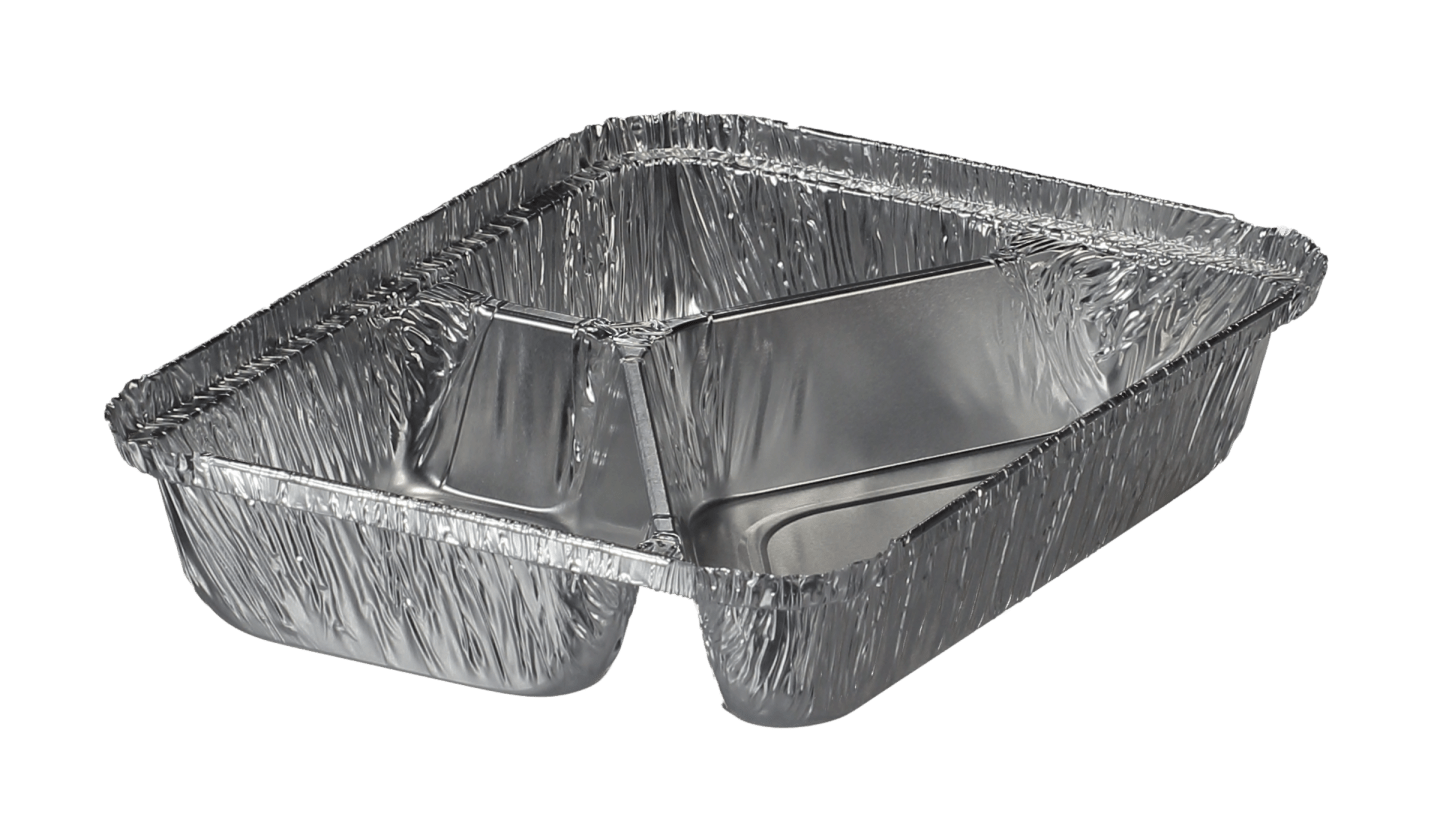 Aluminiumform 3 fack 990ml 500st