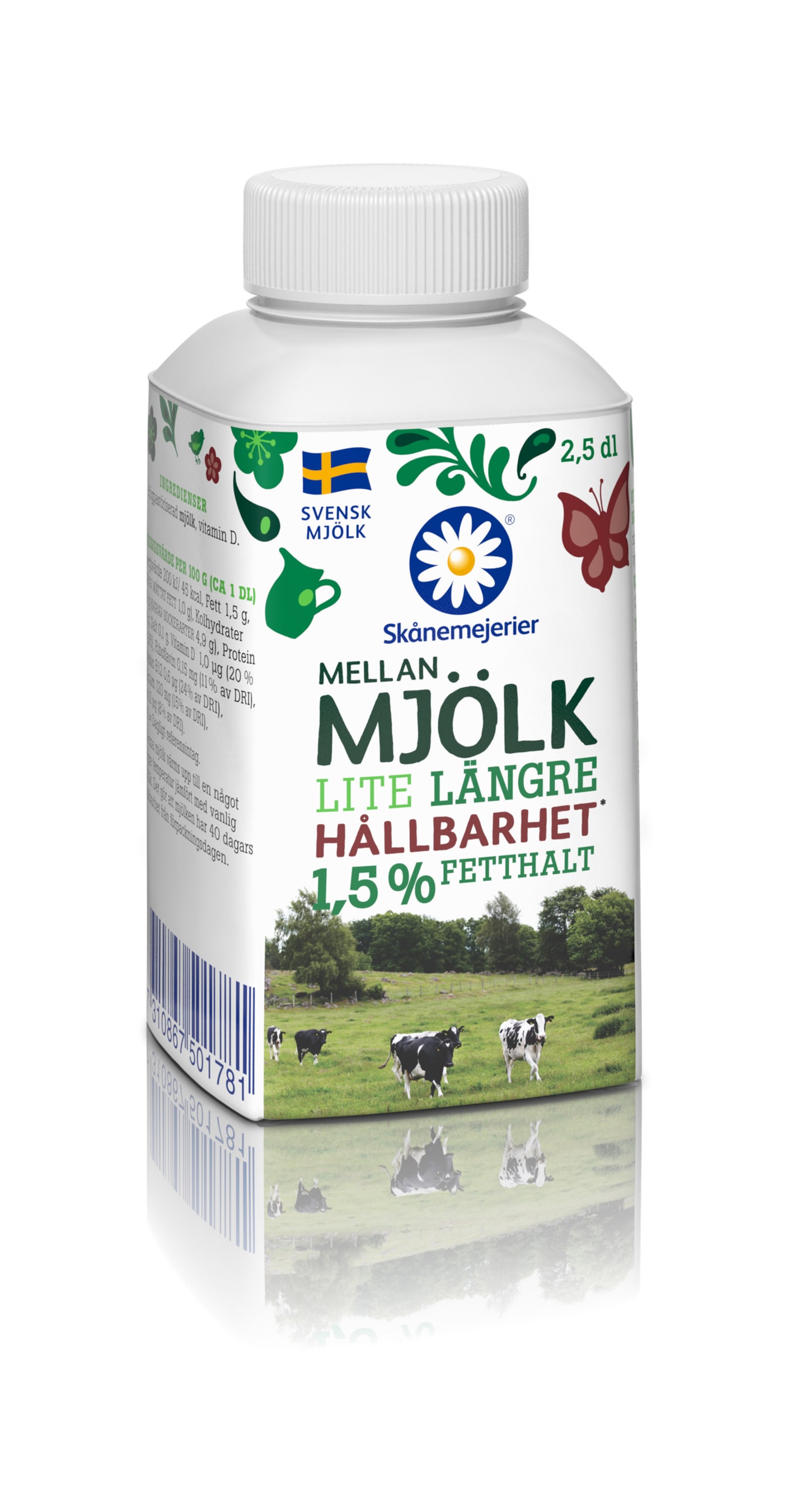 Mellanmjölk 1,5% ESL 2,5dl - Bild 1 av 1