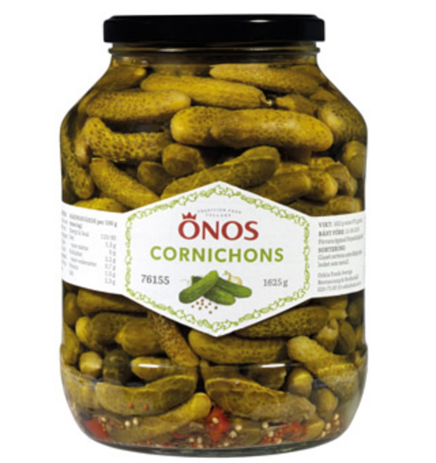 Cornichons extra prima 1,625kg - Bild 1 av 1