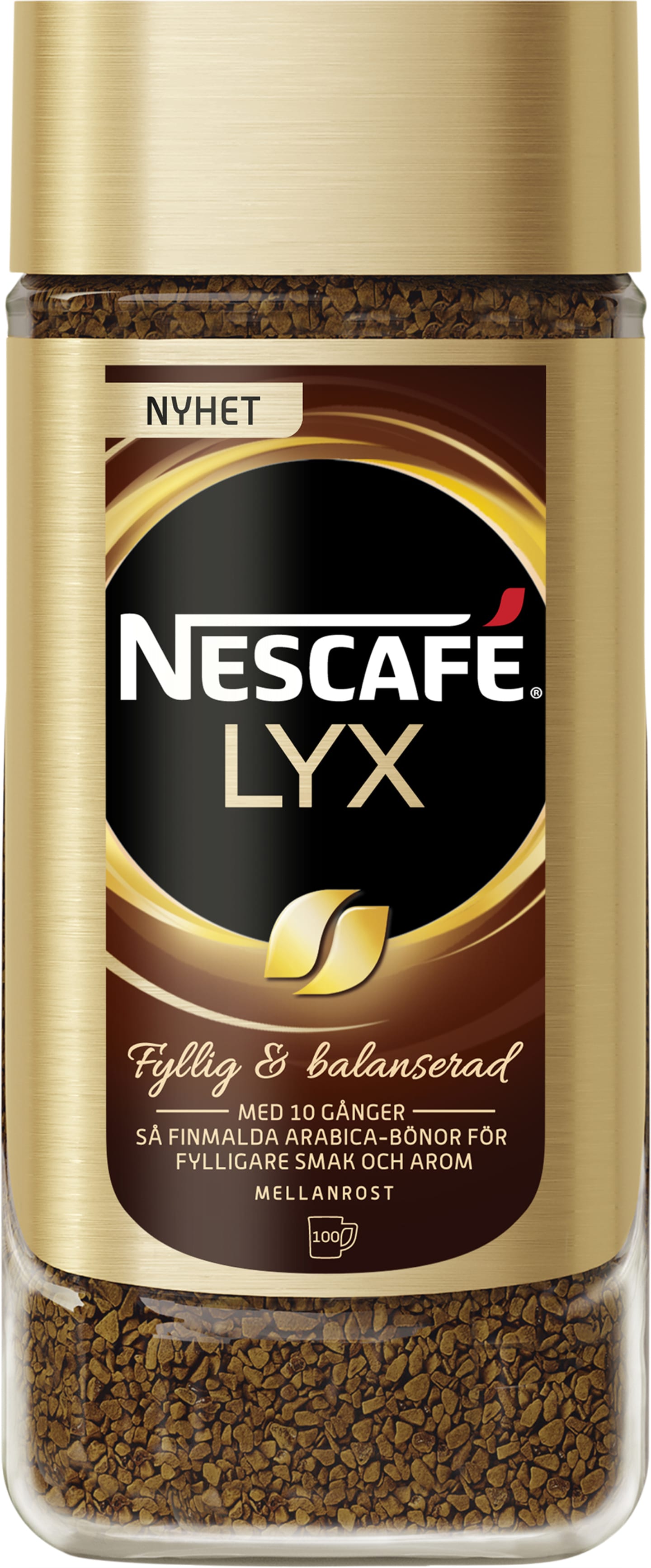 Nescafé Lyx mellanrost snabbkaffe 200g