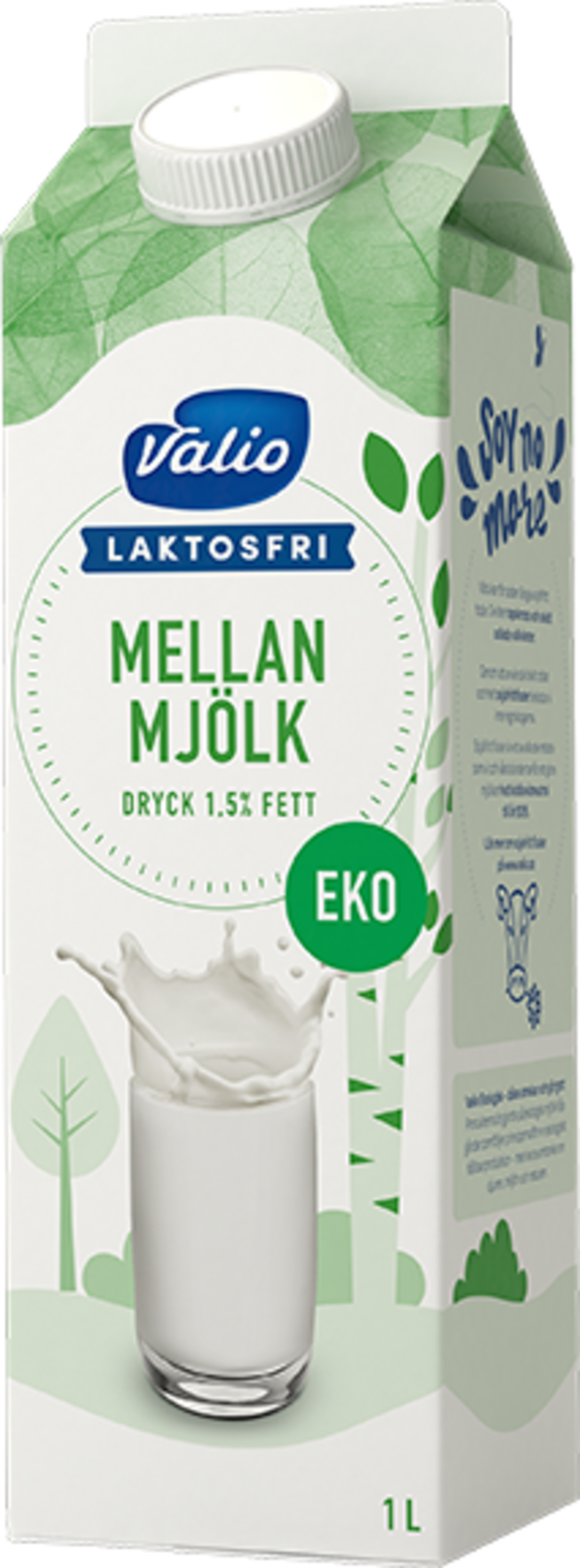 Mellanmjölkdryck laktosfri 1,5% 1L - Bild 1 av 1