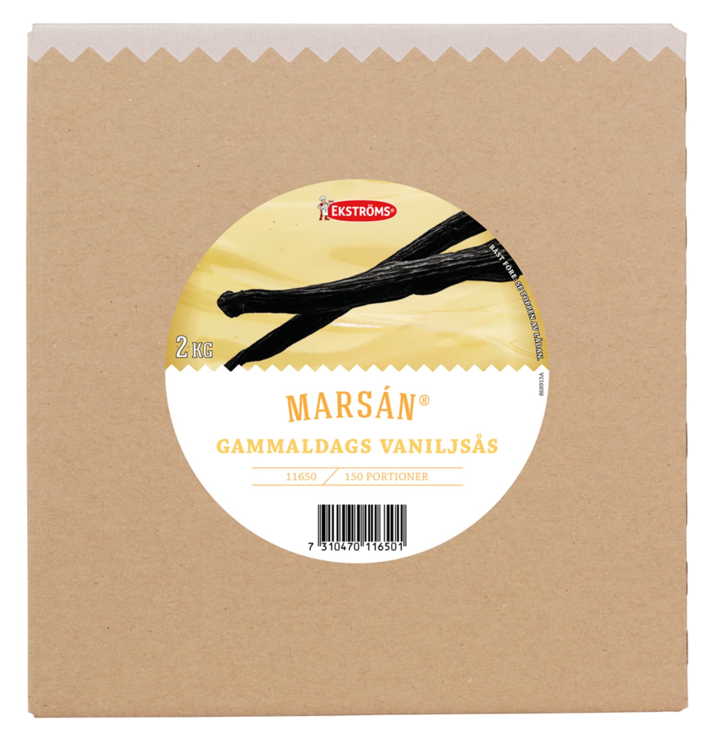 Vaniljsås gammaldags Marsan 2x1kg