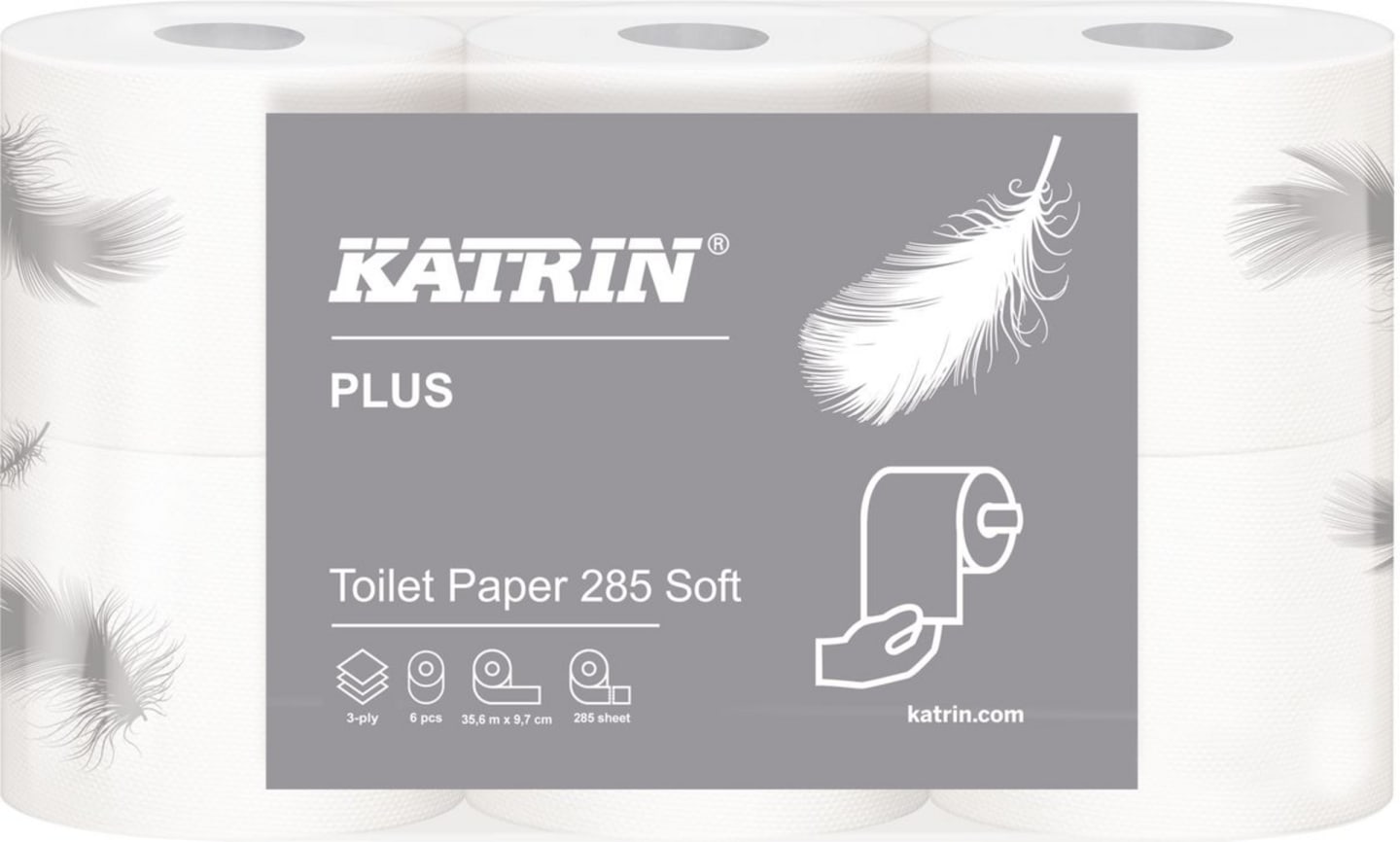 Toapapper Katrin plus soft 285 6pack