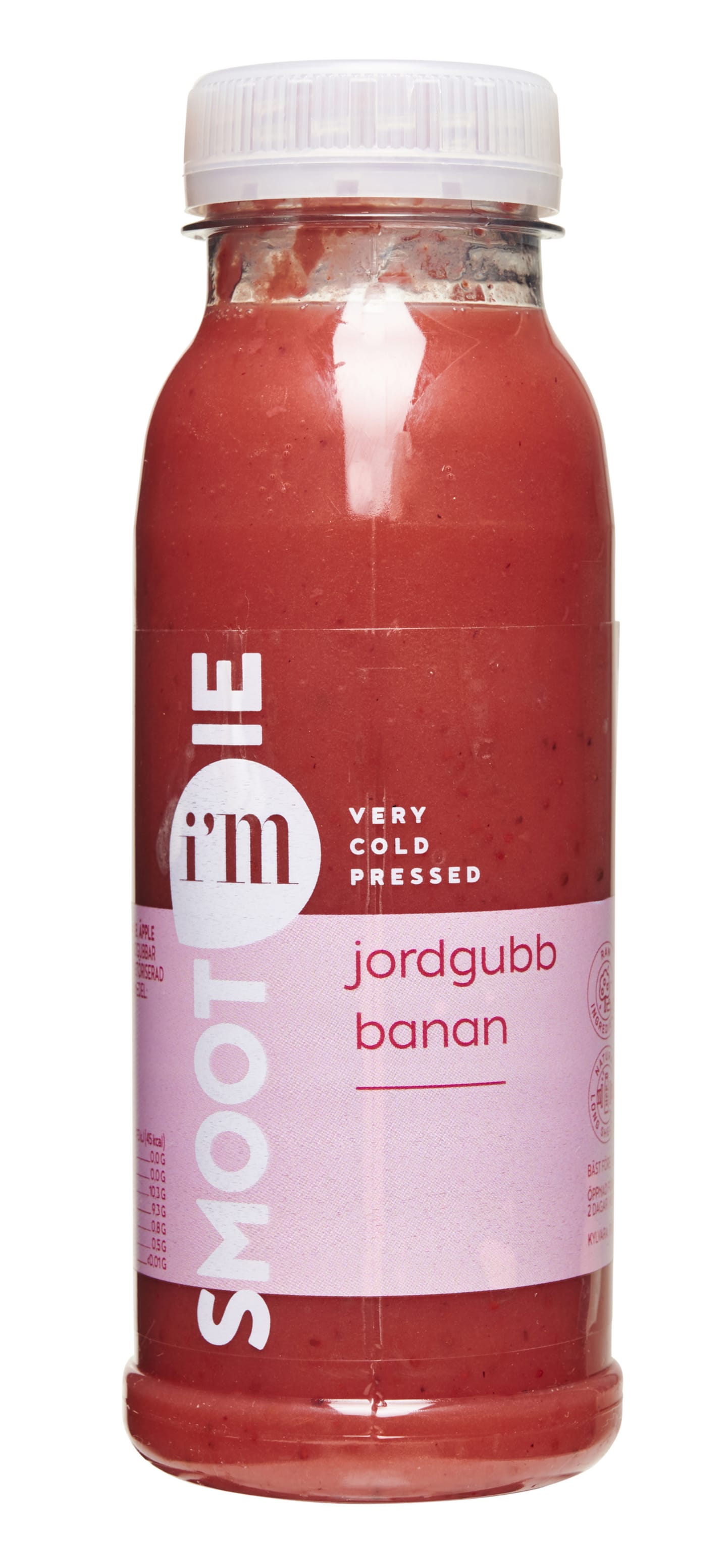 Smoothie Jordgubb Banan Äpple kallp 25cl - Bild 1 av 1