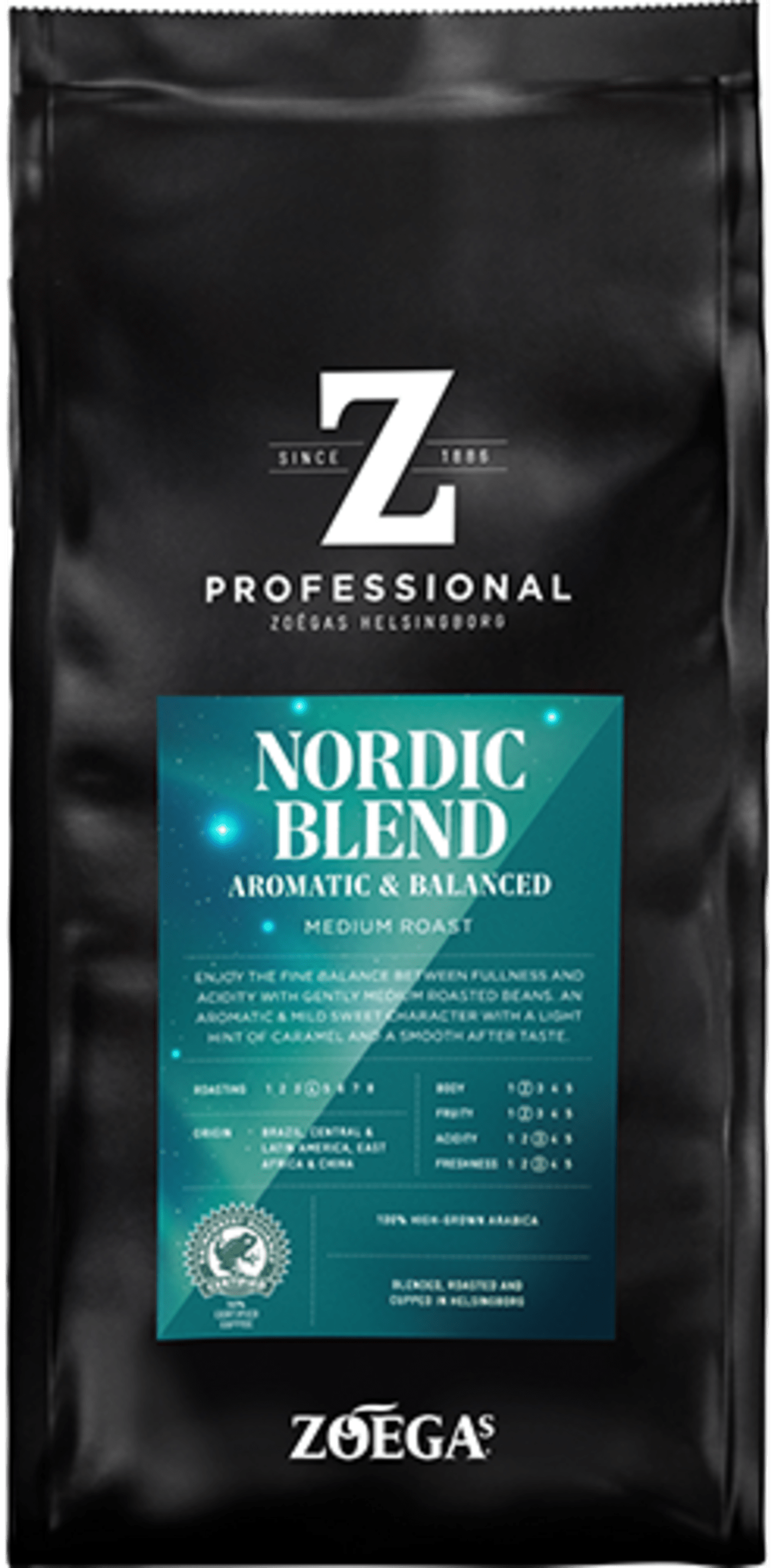 Zoégas Nordic blend hel böna 750g