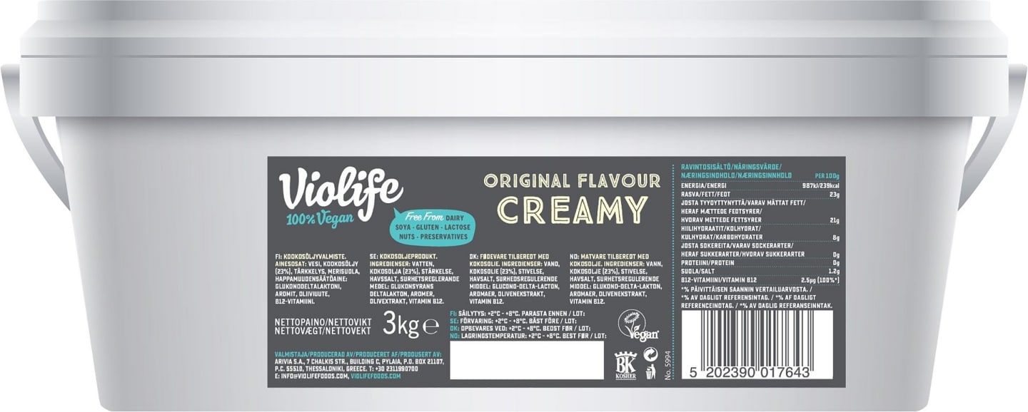 Violife Creamy Original Flavour 3kg - Bild 1 av 2