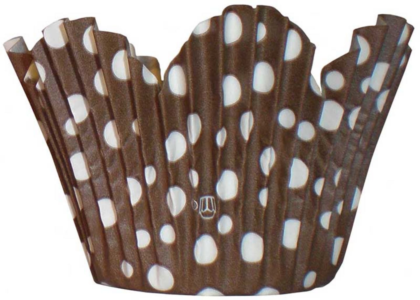 Bakform flower brun/vit prick 50x35 1000