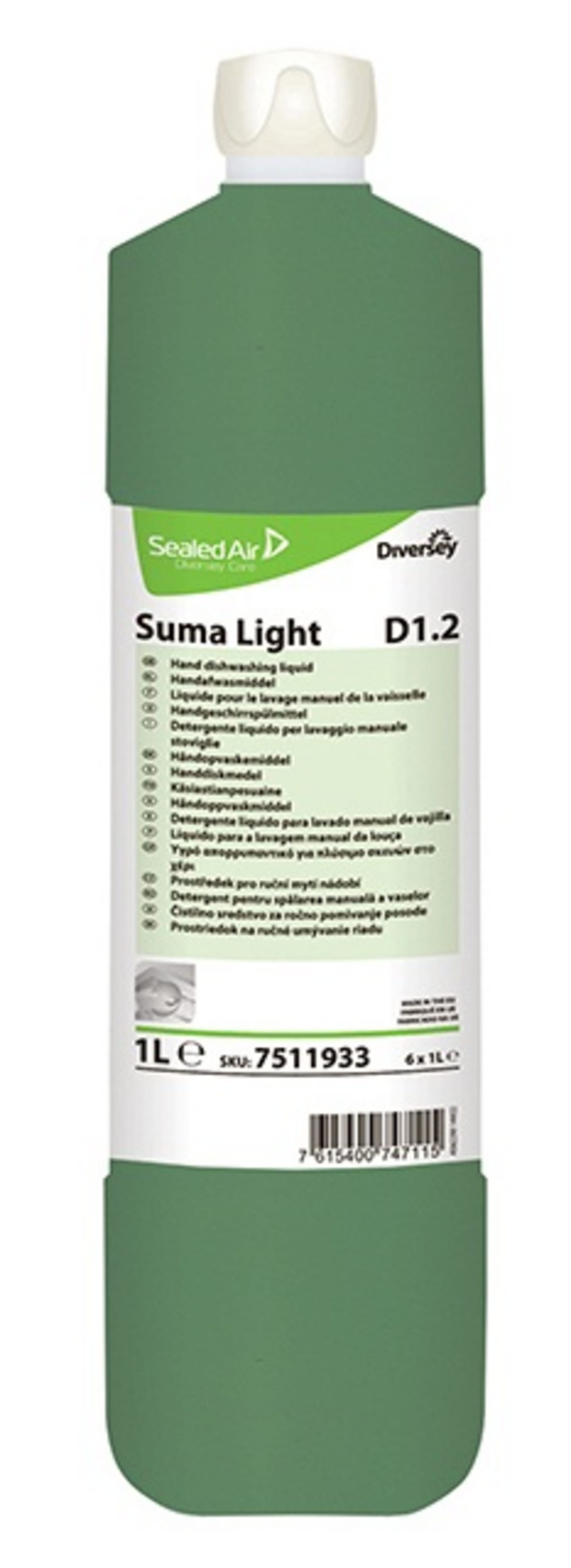 Handdiskmedel Suma Light D1.2 1L