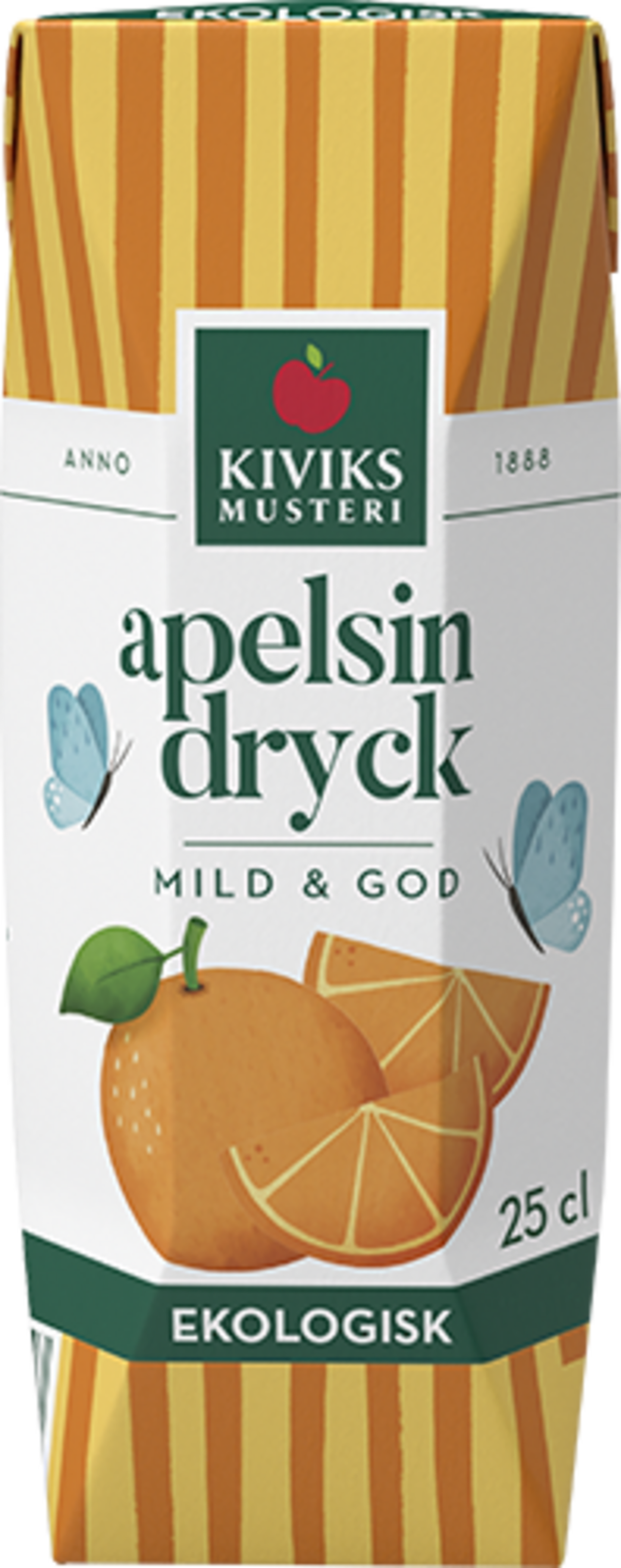 Apelsindryck drickfärdig med sugrör 25cl - Bild 1 av 1