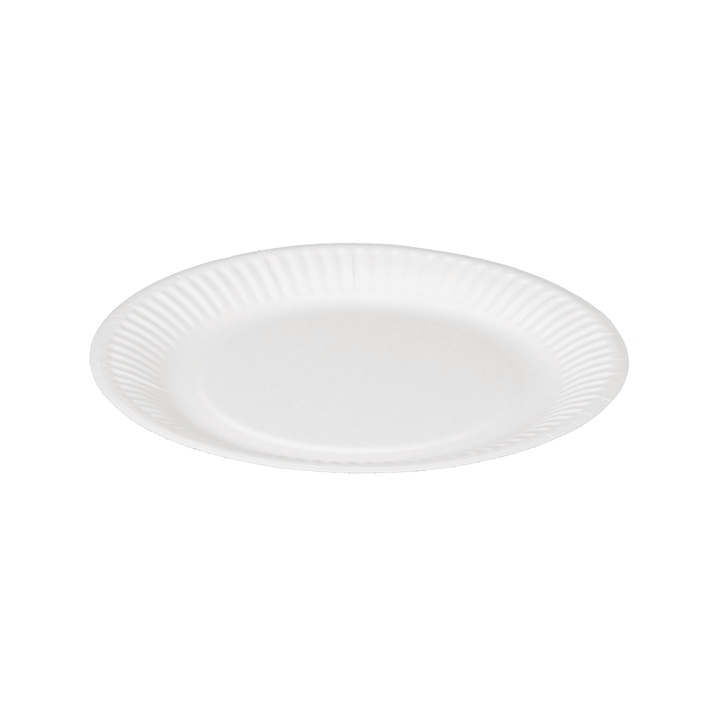 Tallrik papper vit 18cm flat 1000st