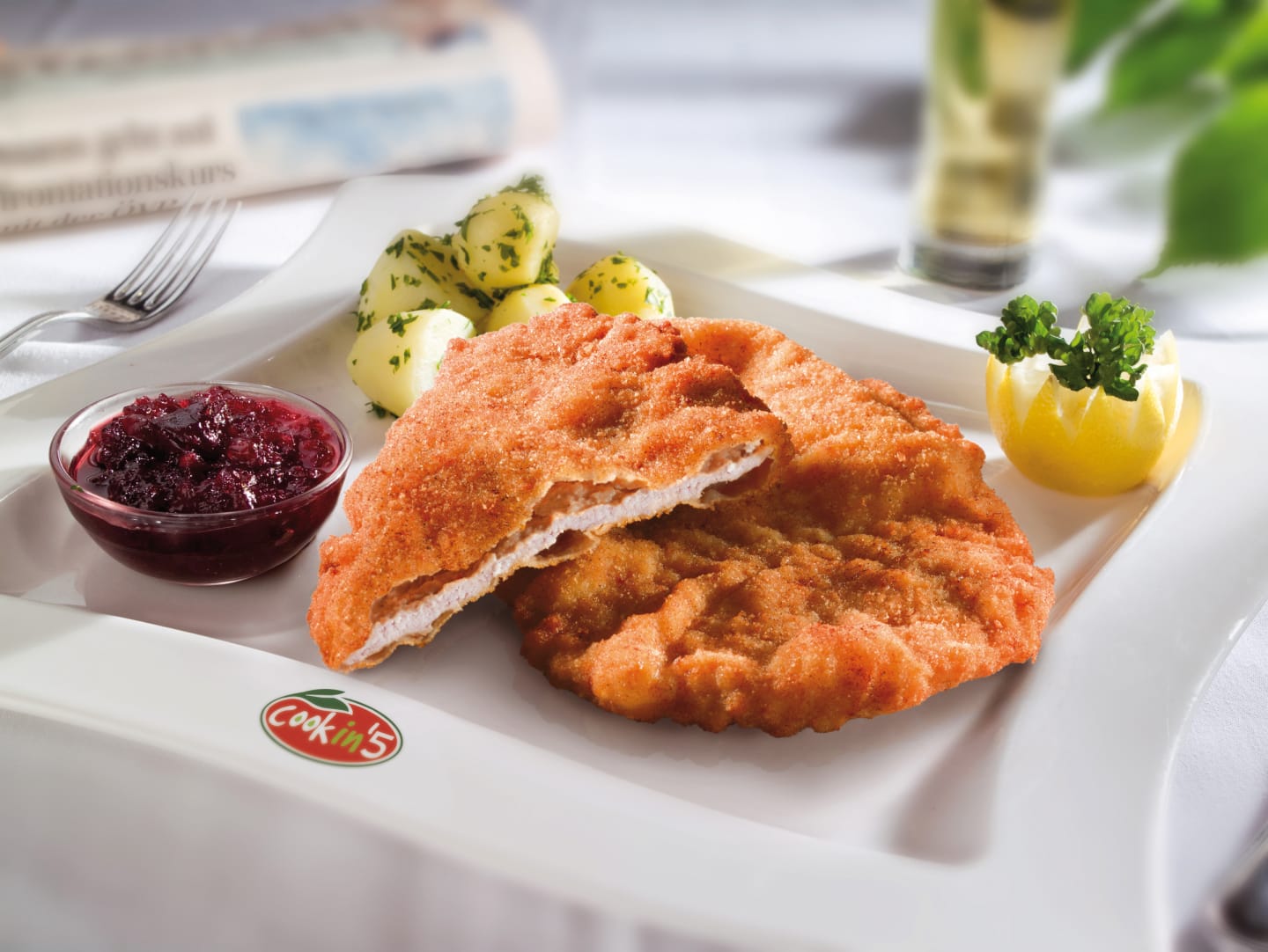 Fläskschnitzel panerad ostekt 140g/6,44