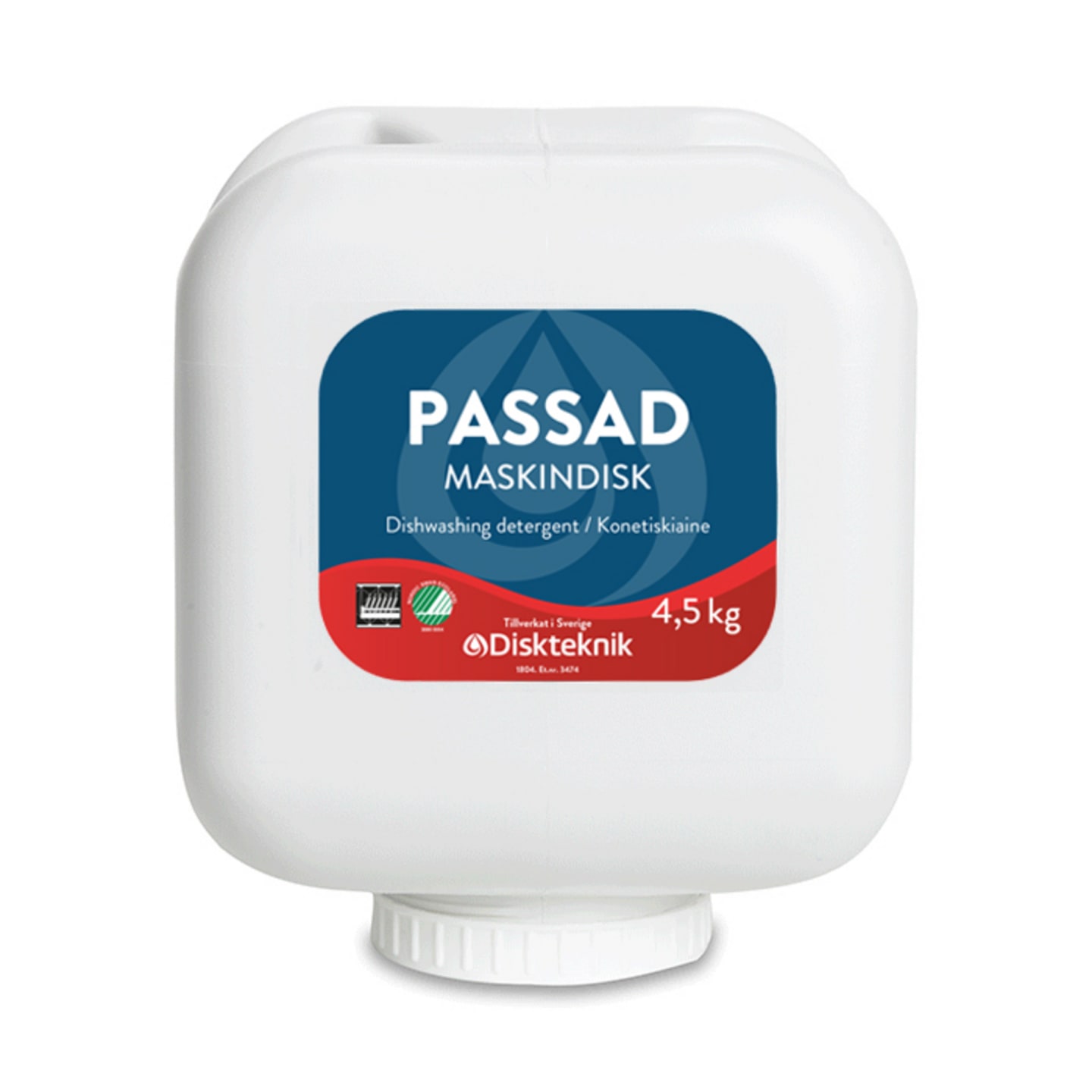 Passad Maskindiskmedel 4,5kg