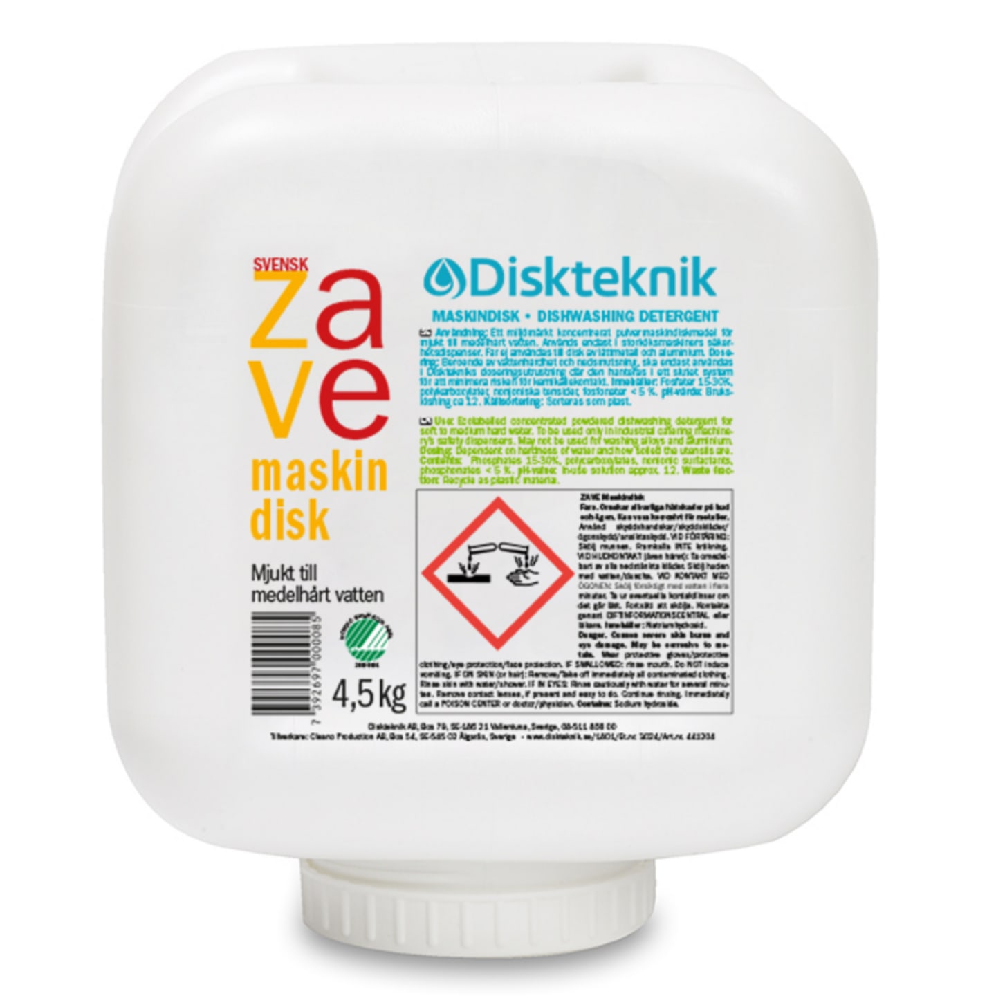 Zave Maskindisk 4,5kg