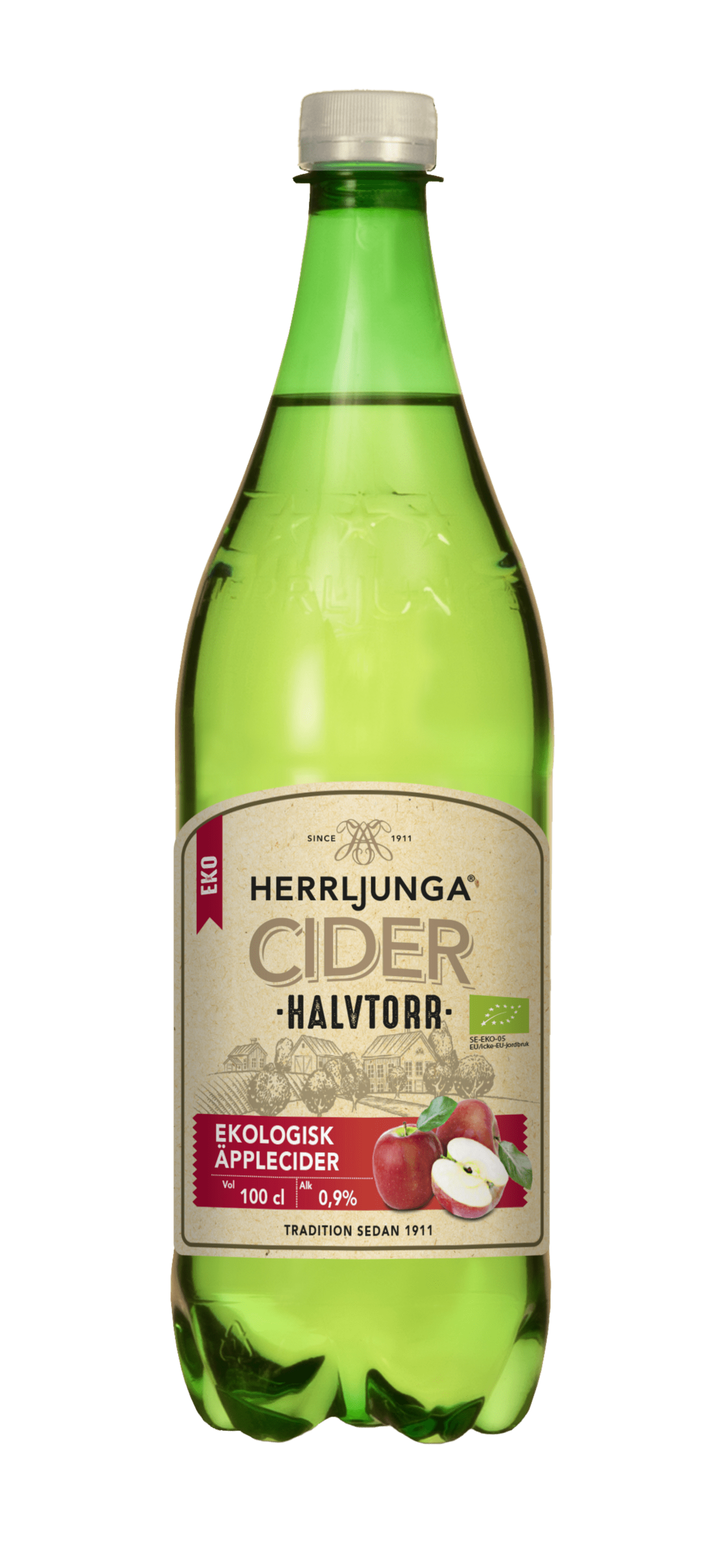 Äppelcider Herrljunga 0,9% pet 1L - Bild 1 av 1