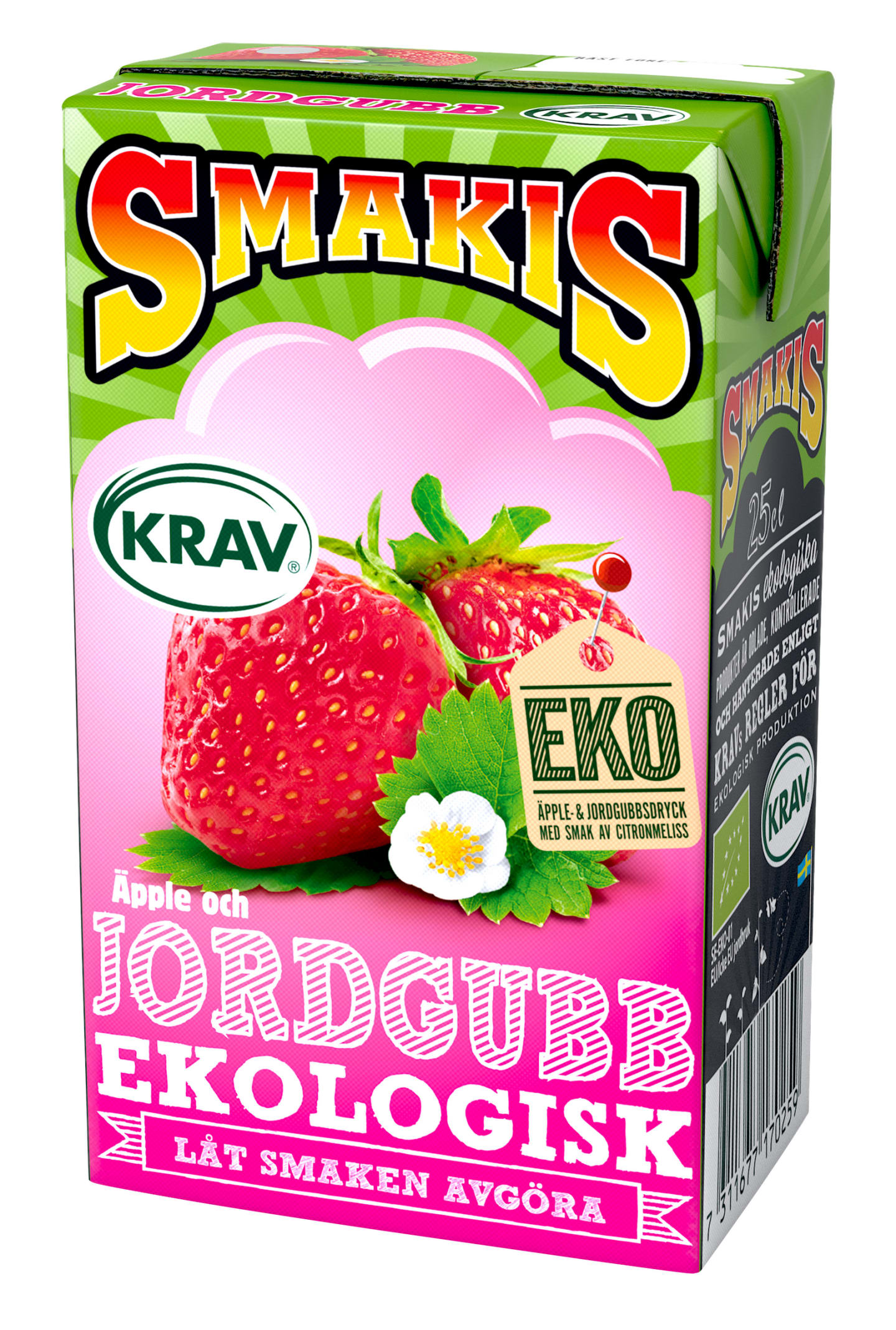 Smakis jordgubb 25cl - Bild 1 av 1