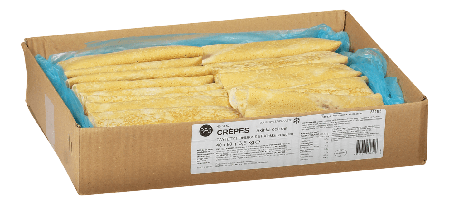Crepes ost och skinka 90g
