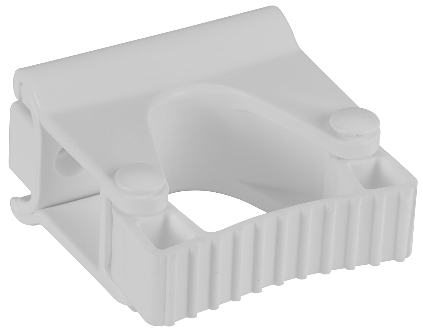 Hållare gummi singelmodul 83mm vit 1st
