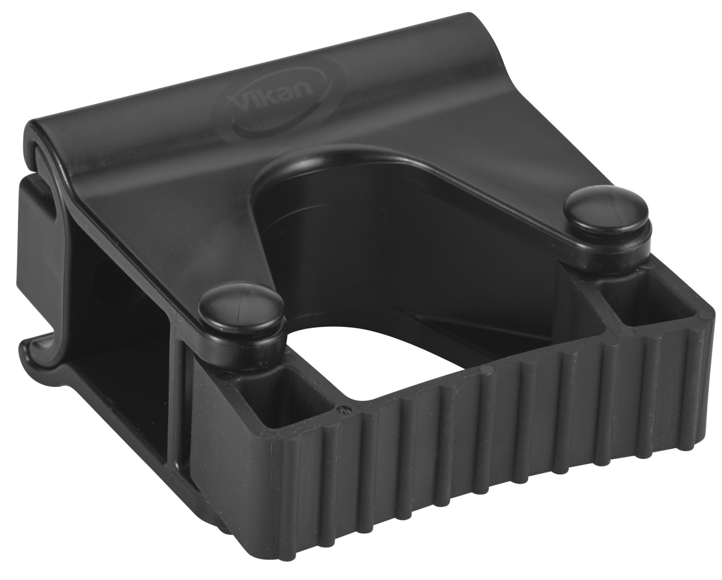 Hållare gummi singelmodul 83mm svart1st