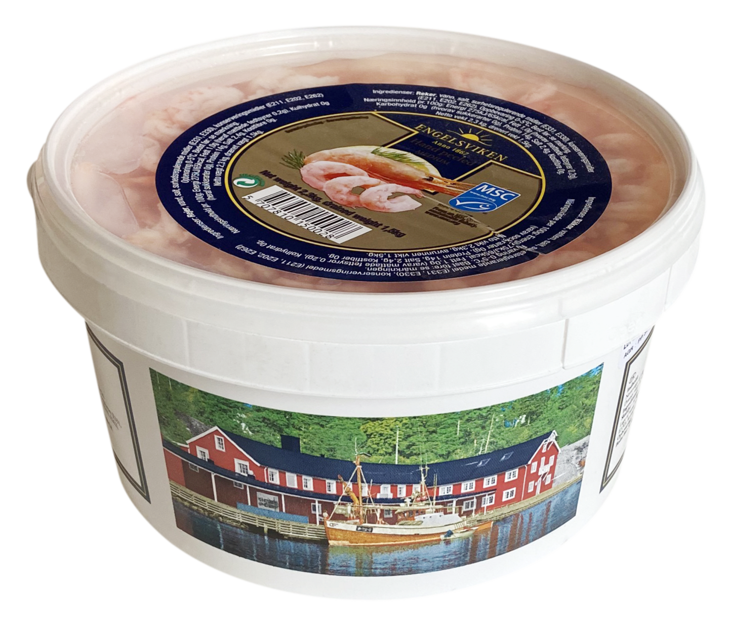 Räka i lake handskalad medium MSC 1,5kg