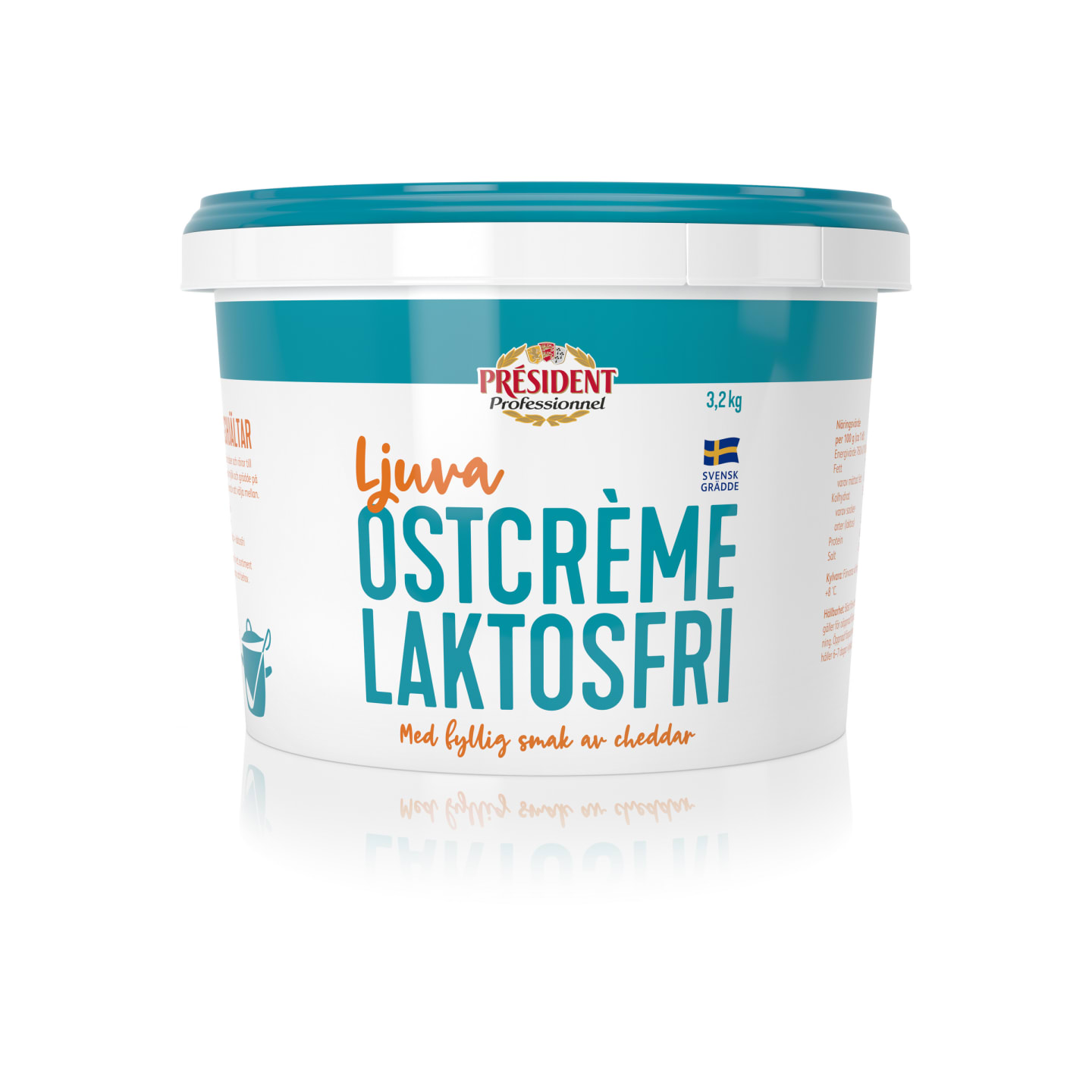 Ostcreme Ljuva stark laktosfri 15% 3,2kg