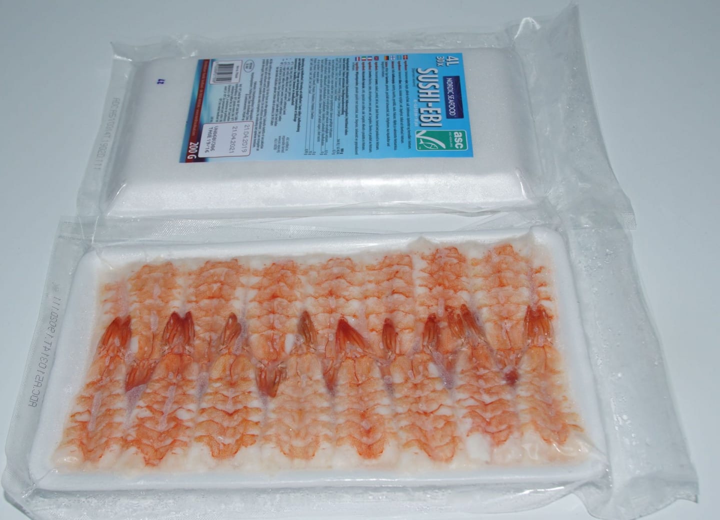Vannameiräka Sushi Ebi 4L ASC 200g - Bild 1 av 3