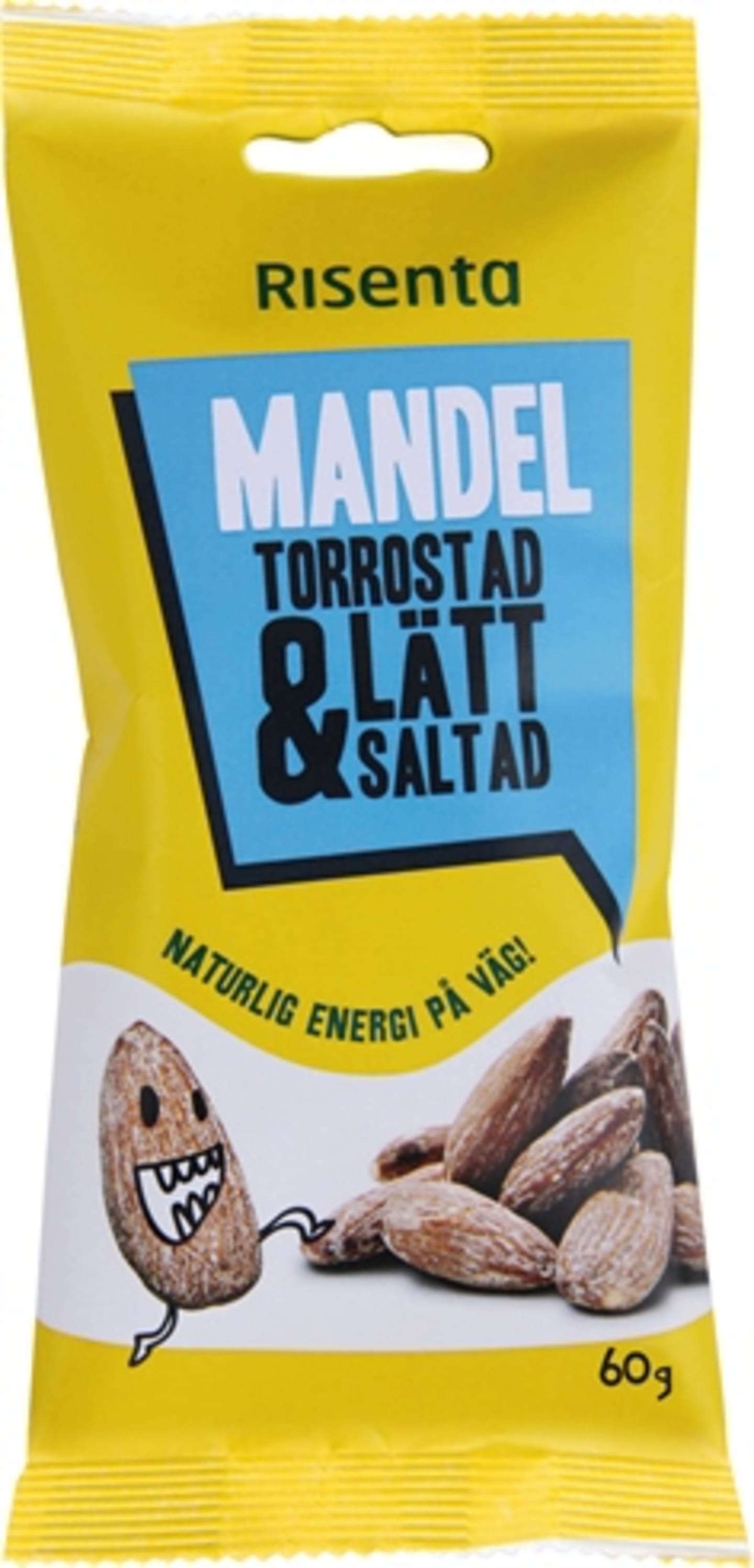 Mandel rostad saltad 60g - Bild 1 av 2