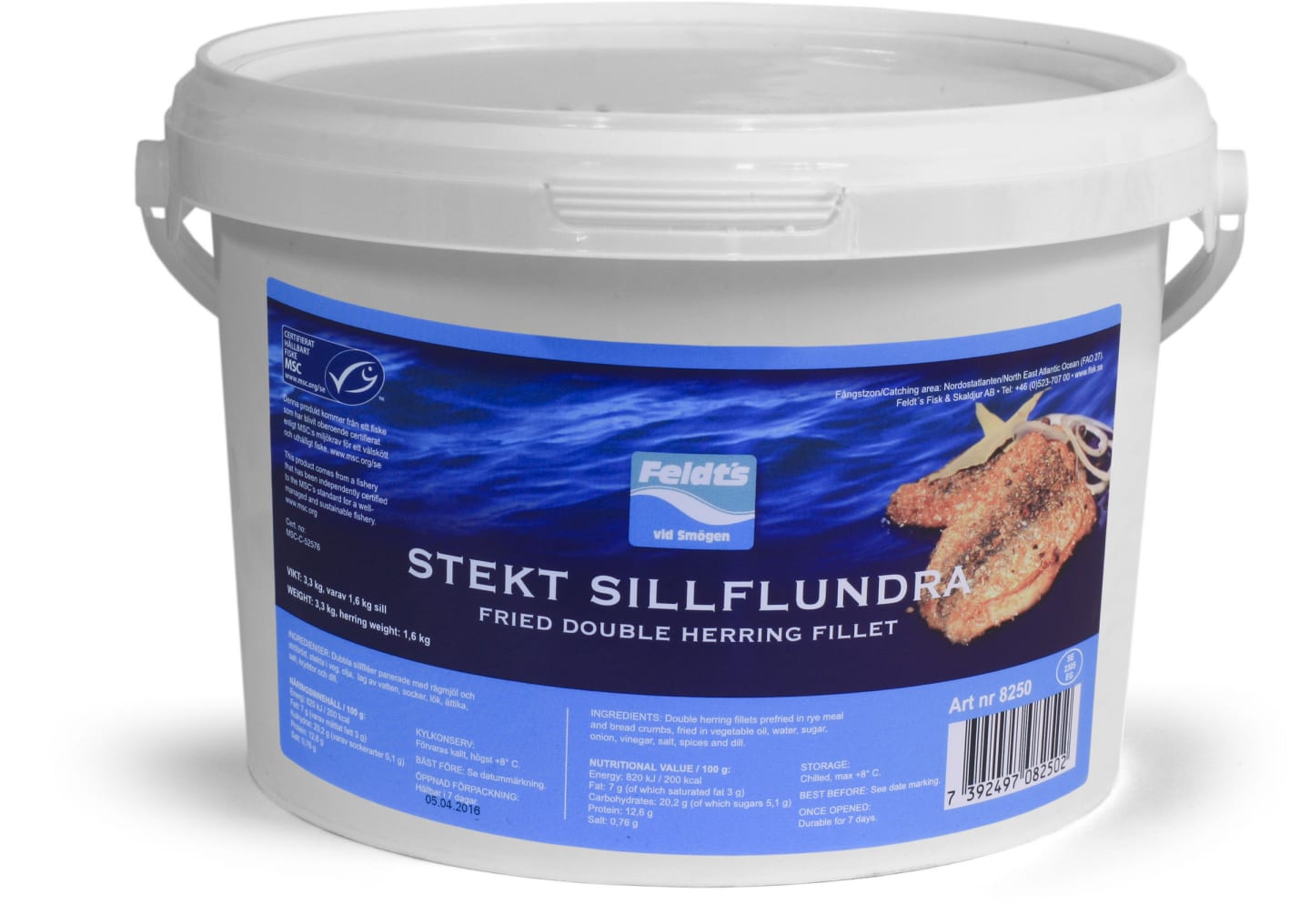 Strömming/sill stekt lag MSC 1,6kg - Bild 1 av 2