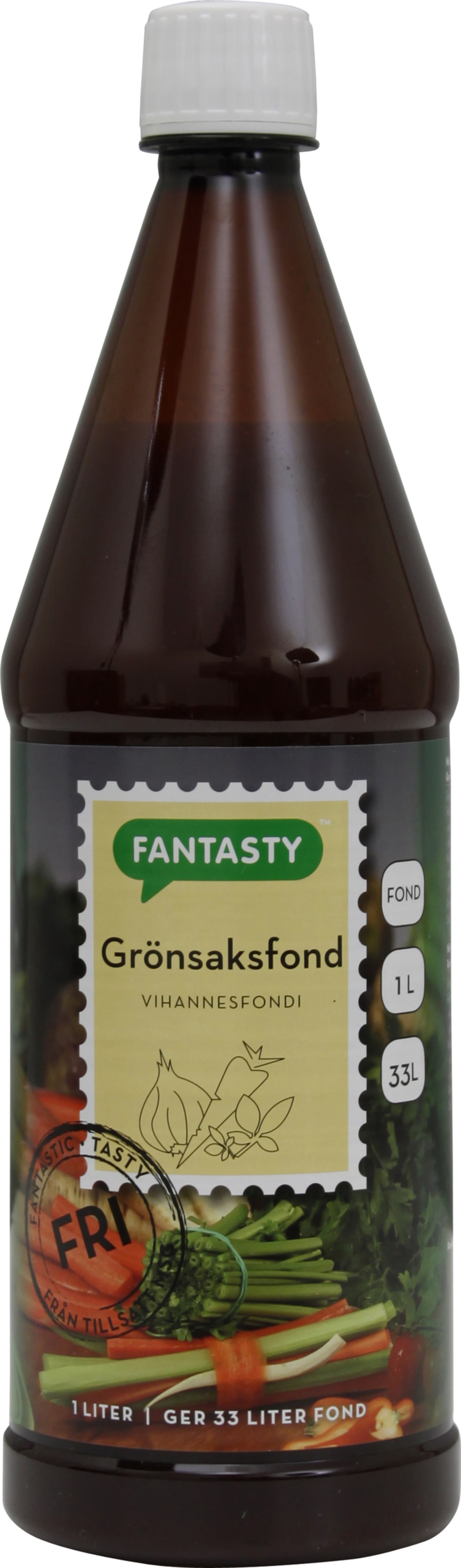 Grönsaksfond koncentrerad msgfri 1L - Bild 1 av 2