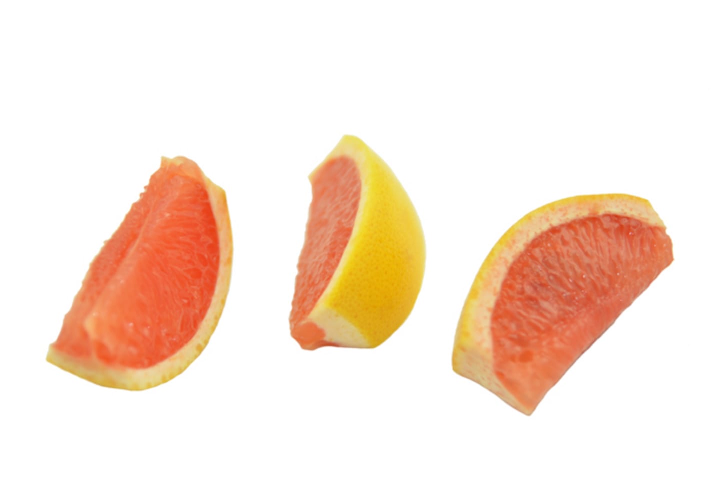 Grapefrukt röd klyftad med skal 1kg