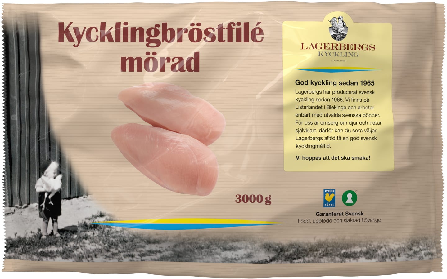 Kycklingfilé mörad 130-170g/3kg - Bild 1 av 3