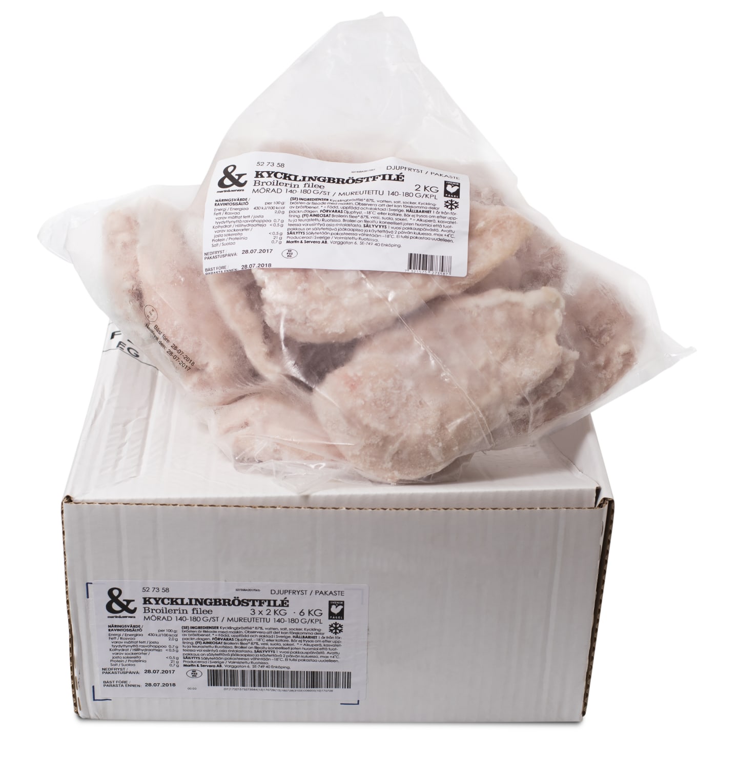 Kycklingfilé 140-180g 2kg - Bild 1 av 3