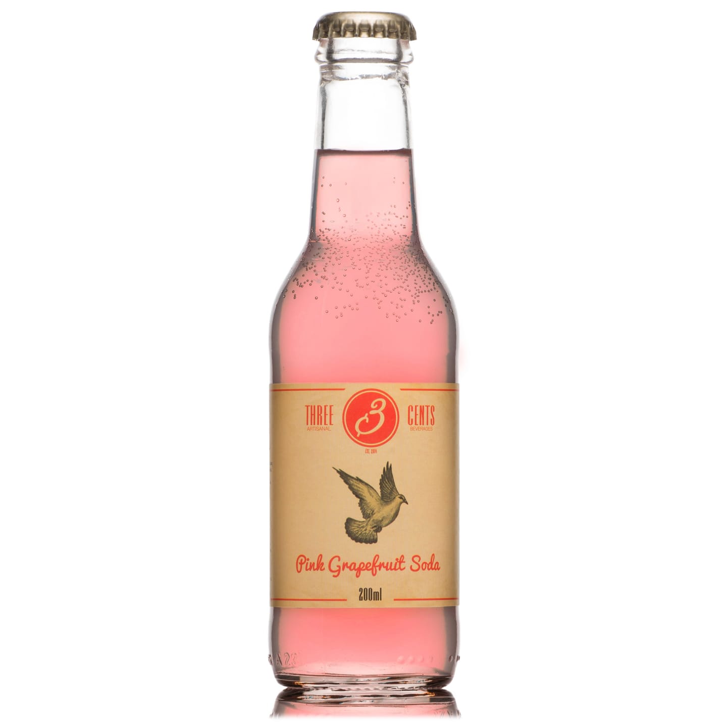 Three Cents Pink Grape Soda 20cl - Bild 1 av 1